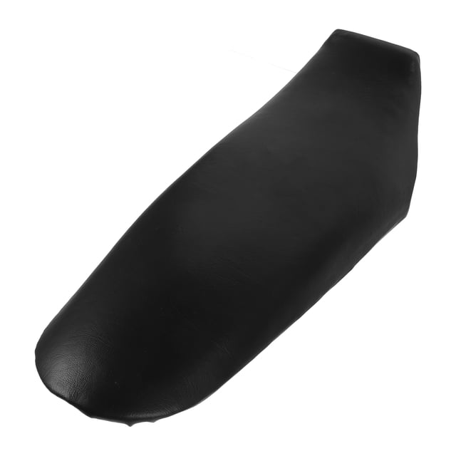 OULII 1Pack Black Rectangular Polyester Seat Cushion for Motorcycle Use Off-road Riding 37.5x6.1in
