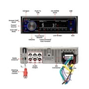BOSS Audio Systems 595BRGB Single Din Car Stereo System, Bluetooth Audio