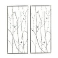 thumbnail image 6 of Dec Mode Farmhouse Metal Fireplace Screen with Brown and Green Tree Detail, 39"W x 33"H, Black Frame, 6 of 8