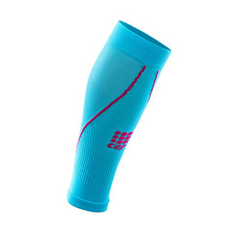 Womens Calf Compression Sleeves - CEP Running 2.0 (Hawaii Blue