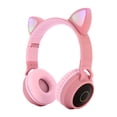 thumbnail image 2 of Cameland Foldable Wireless Bluetooth Led Cat Ear Headphones Built In Microphone Support Audio Cable and Tf Card, 2 of 7