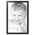 thumbnail image 2 of ArtToFrames 25" x 39" Honors Black with Silver Picture Frame, 25x39 inch Black Wood Poster Frame (WOM-5157),  Pack, 2 of 7