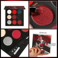 thumbnail image 4 of DE'LANCI 9 Color Black Red Eyeshadow Palette for Goth Makeup,, 4 of 7