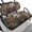 Brown Bear Camo, variant on Pzuqiu Bear Flag Golf Cart Seat Covers Comfortable, Easy to Install Golf Cart Bench Seat Cover Backrest Cover Fit for Yamaha Seats