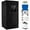 Black, variant on Costway Portable Steam Sauna Box, Extra-Large 35" x 35" x 71" Tent,Personal Home Spa Black