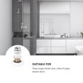 thumbnail image 3 of Bathroom Door Wheel Copper 4Pcs 1.3x0.7in, 3 of 9