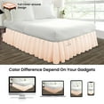 thumbnail image 4 of SGI Bedding 9 Inch Ruffled Bed Skirt | Microfiber Bed Skirt | Fade Resistant, Wrinkle Free, Anti-static, Decorative, Extra Storage Space, Clutter-Free |Twin, Peach, 4 of 8