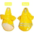 thumbnail image 3 of Impermeable para perros, chaqueta ligera y transpirable, poncho con capucha, talla XL, 3 of 5
