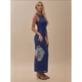 thumbnail image 2 of Flowering Crew Neck Bodycon Dress, 2 of 7
