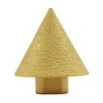 thumbnail image 1 of Diamond Grit Chamfer Brazed Chamfering Tool Round-bevel Milling Bit Tile, 1 of 8