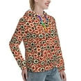 thumbnail image 6 of Lsque Poker Chips Pattern Casual Women's Hoodie,Hooded Sweatshirt with Kangaroo Pocket,Pullover Hoodie with Eye-catching Drawstrings-X-Large, 6 of 7