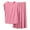 Hot Pink, variant on 2 Piece Sets for Women Plus Size Cap Sleeve Crew Neck Shorts Outfits Loose Soft Pajamas Homewear