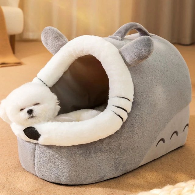 Tent Cat Shop Dog House Canil Enclose Accessories Indoor Supplies Furniture Dog House Teepee Home Mascotas Pet Products MR50GS ShopWise Round