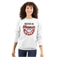 thumbnail image 3 of Wisconsin Wurst Meat Lovers Pun Funny Unisex Plus Fleece Graphic Sweatshirt Brisco Brands 3X, 3 of 5
