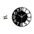 thumbnail image 1 of Figura Decorativa De Caballo, Adorno Coleccionable Para Escritorio, Estantería, Sala De Estar O Hogar. Reloj De Pared Acrílico Decorativo, Silencioso, Fácil De Leer, Redondo Y Grande, Ideal, 1 of 8