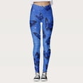 thumbnail image 2 of Gibobby Leggings deportivos mujer Pantalones con estampado de mariposas personalizados para mujer, mallas personalizadas para mallas para correr(C,CH), 2 of 5