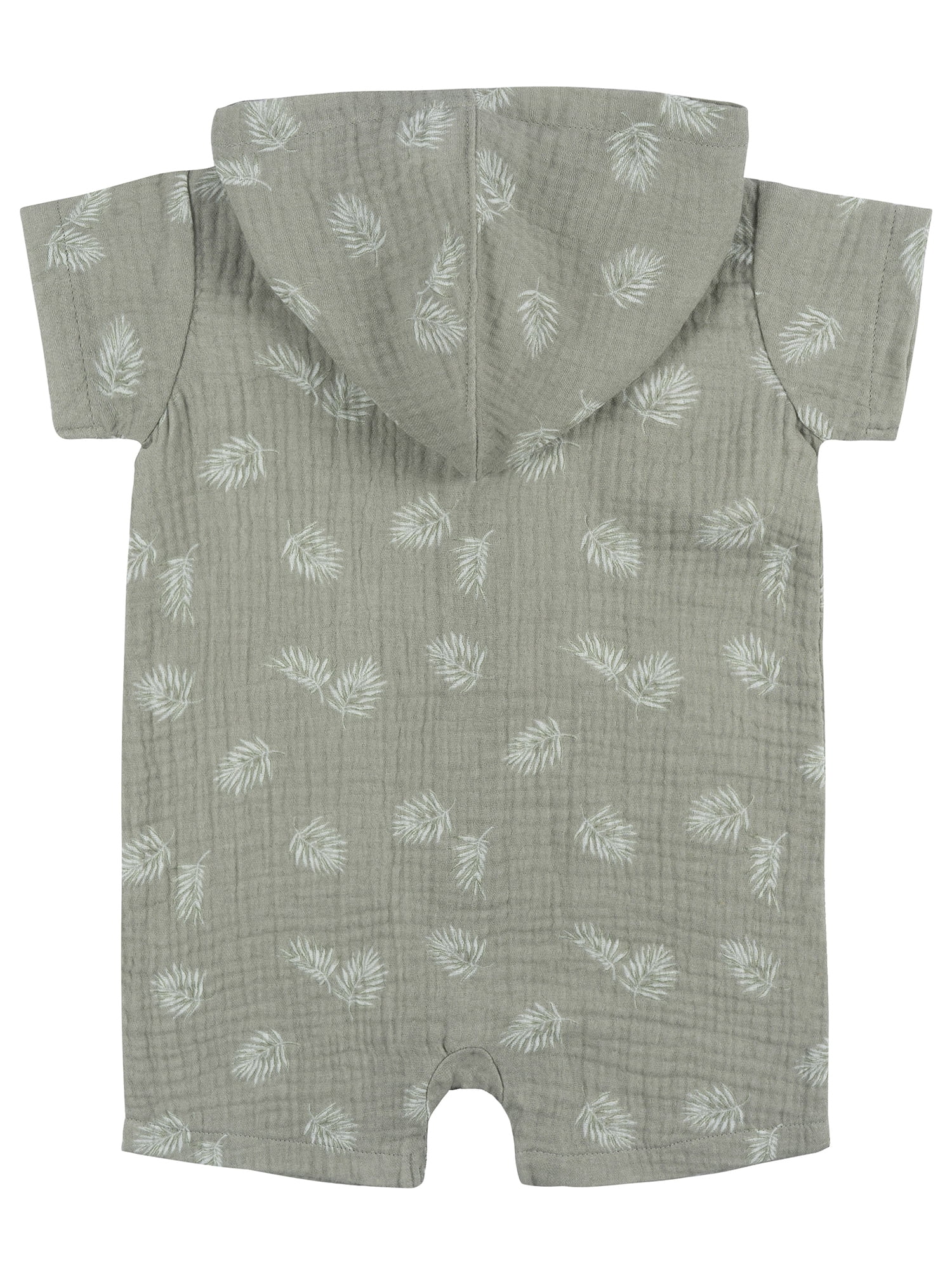 Gerber Baby Boy Short Sleeve Hooded Romper, Sizes Newborn - 24 Months