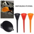 thumbnail image 2 of Car Long Stem Funnel - Gasoline Oil Fuel Filling Tool, Lightweight & Anti-Overflow, Black/Red/Orange, Plastic, 2 of 7