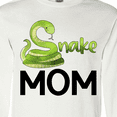 thumbnail image 4 of Inktastic Snake Mom- Cute Long Sleeve T-Shirt, 4 of 5