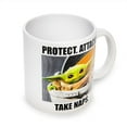 thumbnail image 2 of Star Wars The Mandalorian The Child Take Naps 20oz Jumbo Ceramic Mug, 2 of 8