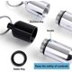 thumbnail image 2 of 2 Pack Keychain Pill Holder, Mini Portable Pill Case Bottle For Purse, Waterproo, 2 of 5