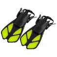 thumbnail image 1 of 2pcs Adjustable Swimming Fins Soft TPR Open Heel Long Diving Fins for Snorkeling, 1 of 4