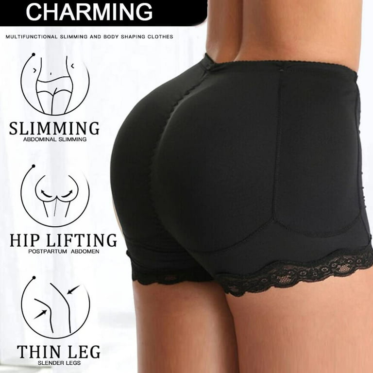 Women Padded Butt Lifter Control Panties Hip Enhancer Body Shaper Push Up  Booty Trainer Buttock Lift Underwear Briefs Shapewear