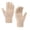 Beige, variant on Beige Fingerless Knitted Gloves For Men And Women Solid Color Design Outdoor Casual Thickened Wool Warm Acrylic Material Free Size 8.27 Inches Length
