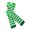 stripe, variant on Women Funny Novelty Socks Saint Patricks Day Green Irish Shamrock Ankle Socks Striped Calf Socks Soft Bootie Socks