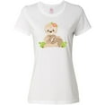 thumbnail image 3 of Inktastic Sloth Mom with Baby Sloth and Flowers Women's T-Shirt, 3 of 5
