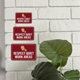 thumbnail image 3 of Classic Framed Plus Respect Quiet Work Areas Wall or Door Sign | Office Education and Library -Small, 3 of 8