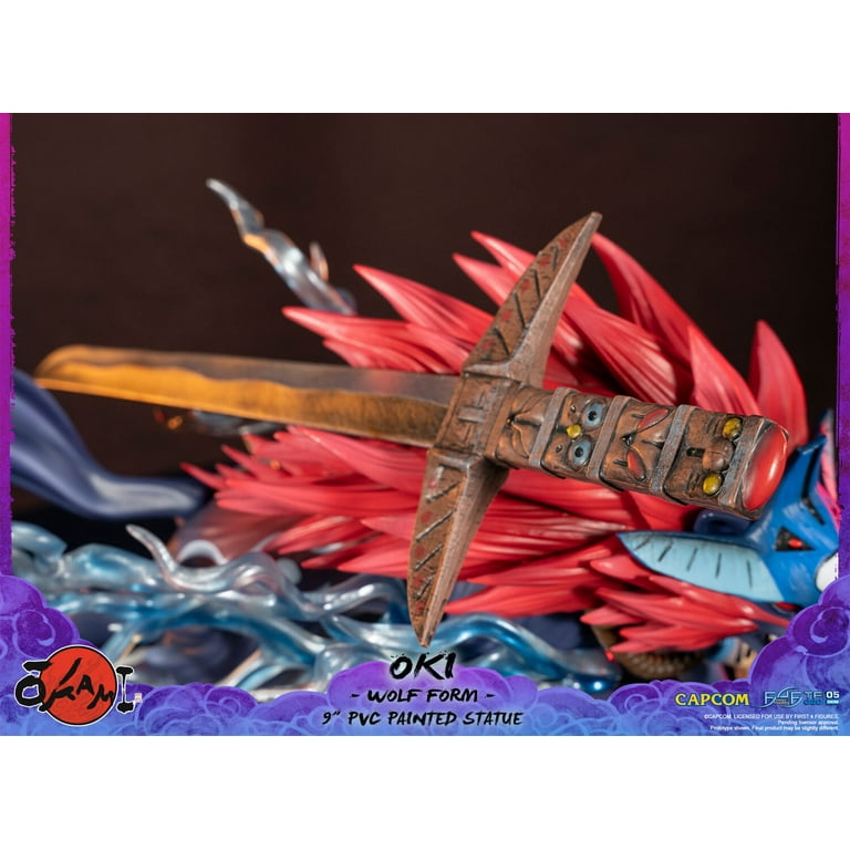 Dark Horse Comics Okami Oki (Wolf Form) 9 Inch PVC Statue