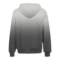 thumbnail image 5 of UTSJKR Women's Oversized Gradient Hoodies Full Zipper Long Sleeve Pullover Sweatshirt Fleece Lined Warm Jacket 2024 Fashion Winter Outwear Gray XL, 5 of 6