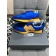 thumbnail image 3 of Size 11.5 - New Balance 327 Marine Blue Yellow. Never worn with laces and box, 3 of 6
