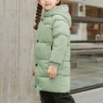 thumbnail image 6 of Chbgutlmr Baby Clothes Kids Long Sleeve Hooded Jackets Button down Zipper Knee Length Warm Quilted Winter Coats, 6 of 8