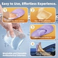 thumbnail image 6 of XIRQI Arch Support Inserts Women for Flat Feet, Gel Arch Inserts for Plantar Fasciitis Relief, Non-Slip Arch Support Pads, Two-Option of Different Heights, 6 of 7
