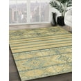 thumbnail image 2 of Ahgly Company Indoor Round Abstract Copper Green Abstract Area Rugs, 8' Round, 2 of 6