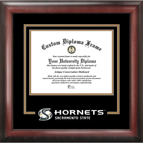 Campus Images UT995SD-1185 11 x 8.5 in. Utah Utes Spirit Diploma Frame - Satin Mahogany