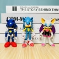 thumbnail image 3 of 6pcs Set 11cm Cute Sonic PVC Character Toy Hedgehog Shadow Tail Figure Model Dolls Children Animal Toy Birthday Gift JIANGLANG, 3 of 5