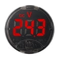 thumbnail image 1 of yeacher Universal Digital LED Voltage Meter with Touch Control, Low Voltage Alarm, and Reverse Polarity Protection for DC 7-120V Systems (Red Display), 1 of 7