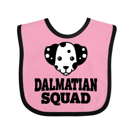 

Inktastic Dog Dalmation Squad Gift Baby Boy or Baby Girl Bib