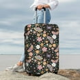 thumbnail image 7 of Gukieu Floral Insects Print Suitcase Protective Cover, Elastic Zipper Buckle Suitcase Protective Cover, Suitable for Travel, Business Trip-X-Large, 7 of 7