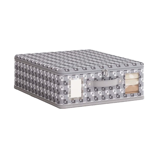 Juego de sábanas de tela no tejida, caja de almacenamiento de cuatro piezas con tapa, caja de almacenamiento de suministros, caja de almacenamiento con cajón
