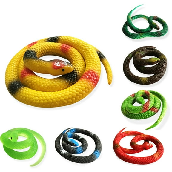 Soumake Funny Trick Scary Emulational Lifelike Snake Models Fake April Fool'S Day Toys Practical