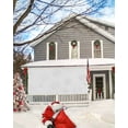thumbnail image 5 of Garage Door Banner Cover 6 x 13 ft, Christmas Solid White Snowflakes Christmas Garage Door Decorations Holiday Christmas Backdrop Decor for Winter New Year Xmas Party, 5 of 6