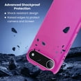 thumbnail image 3 of Entronix Silicone Case Designed for iPhone 17 Air Liquid Silicone Case, Shockproof Slim, Hot Pink, 3 of 5