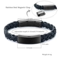 thumbnail image 2 of Cremation Bracelet for Ashes Cremation Jewelry for Ashes for Women Men Braiding Keepsake Memorial Bangle Urn Bracelet, 2 of 5