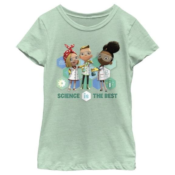 Girl's Ada Twist, Scientist Together  Graphic Tee Mint Medium