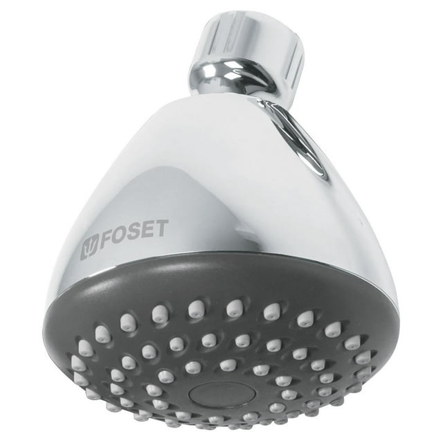 Regadera 3-1/4' Sin Brazo Foset Cromado R-201S