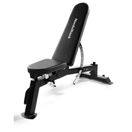 NordicTrack Adjustable Weight Bench with High-Density Foam Backrest, 300 lb. Weight Limit
